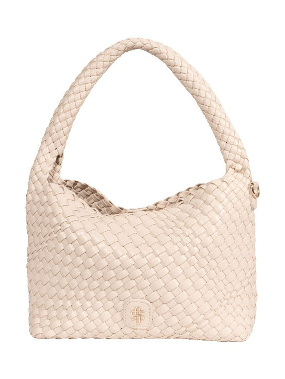 Leather Weave Crossbody Purse