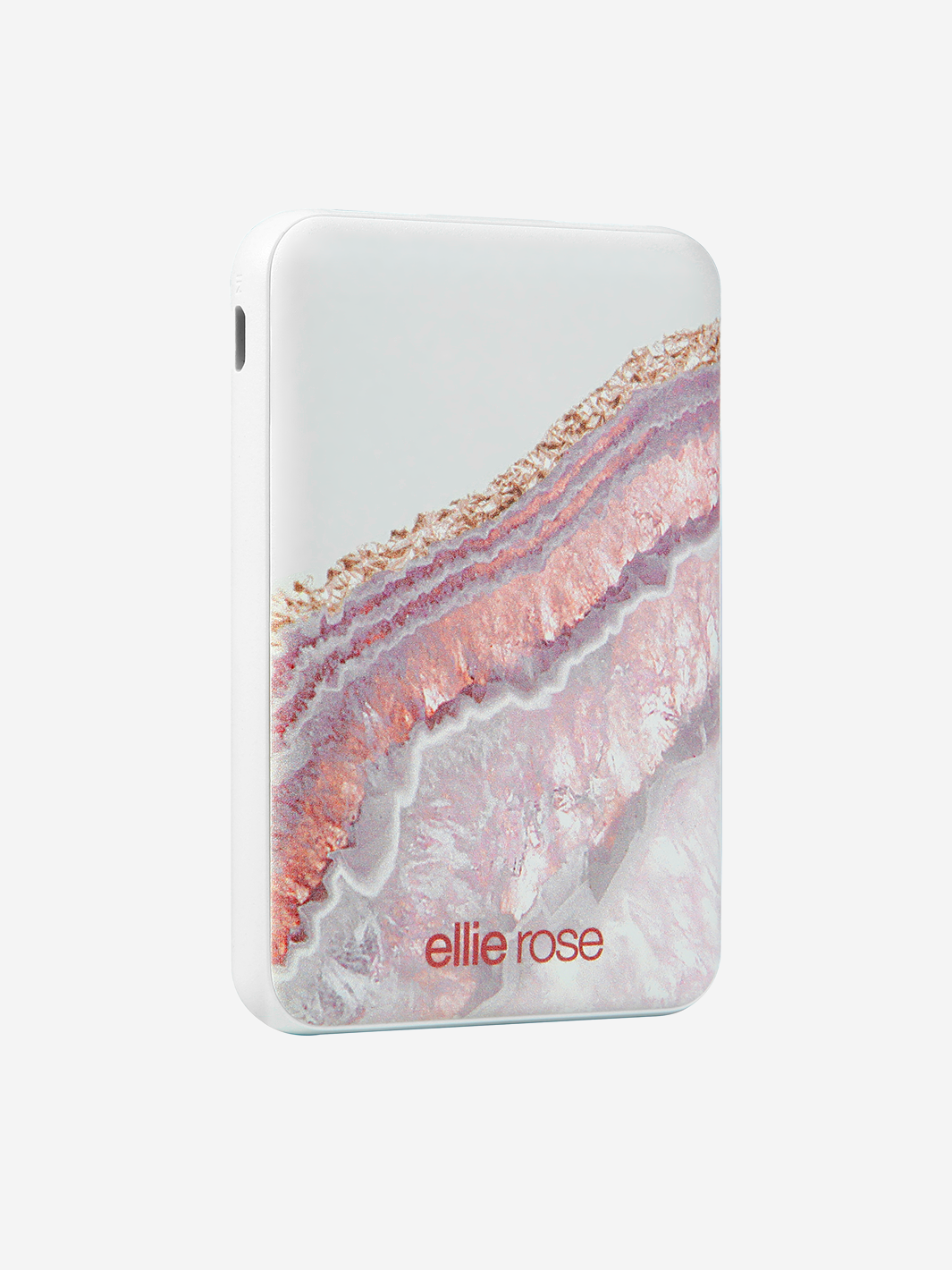 Power Bank in Rose Gold Agate