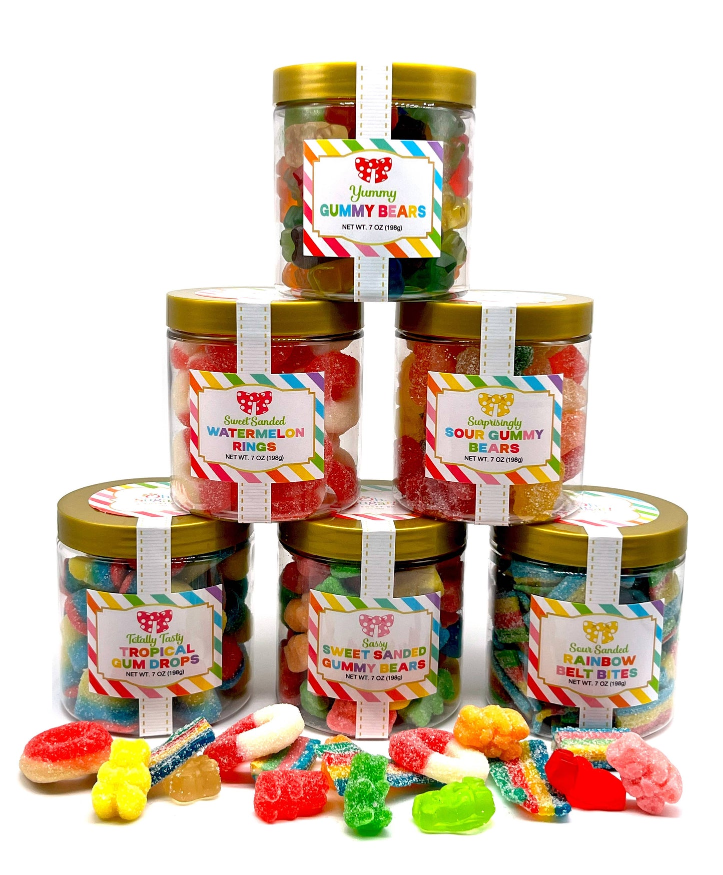Candy Sugar Stacks - Everyday Triple Gummy Hearts