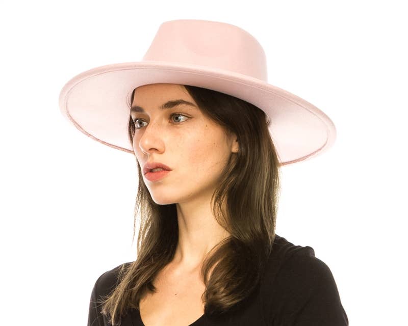 The Original Vegan Felt Rancher Hat Ivory