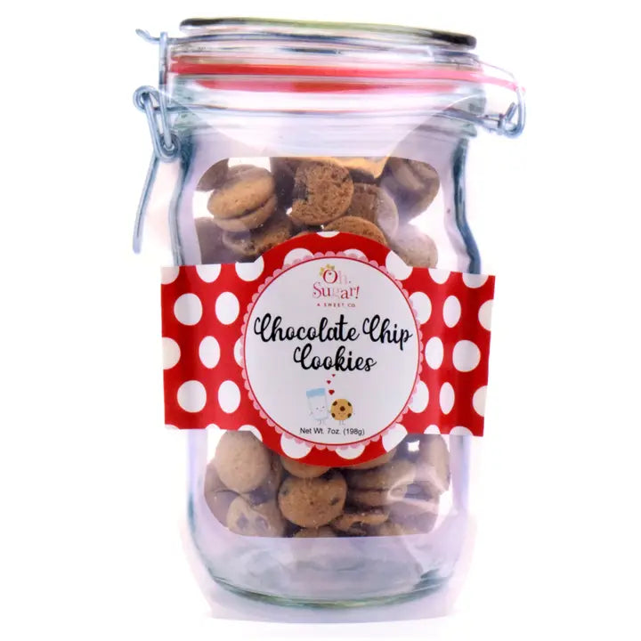 Cookie Mason Jar Pouches Chocolate Chip Cookies