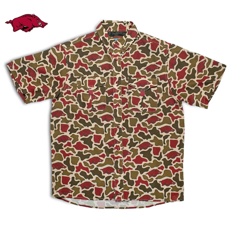 Razorback Camo Frio Tech Shirt