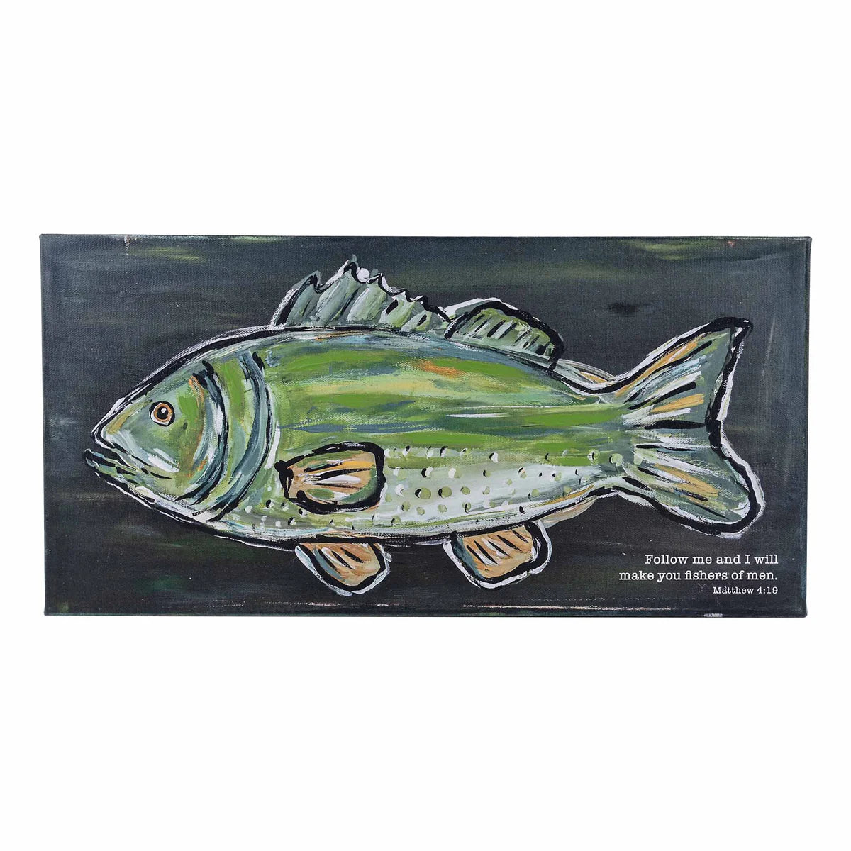 Fishers of Men Bass Canvas