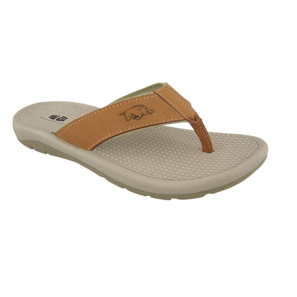 Tan Flip Flops