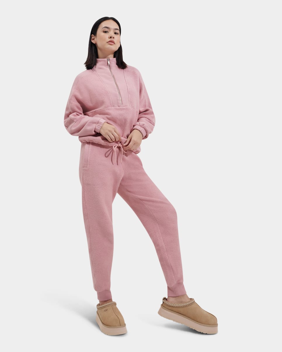 Elana Half Zip in Pink