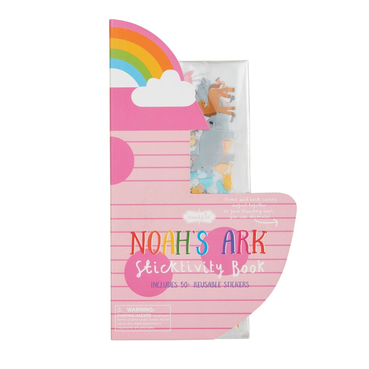 Pink Noahs Ark Sticker Book