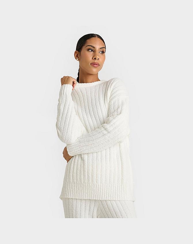 W Riz Ribbed Top in Cream