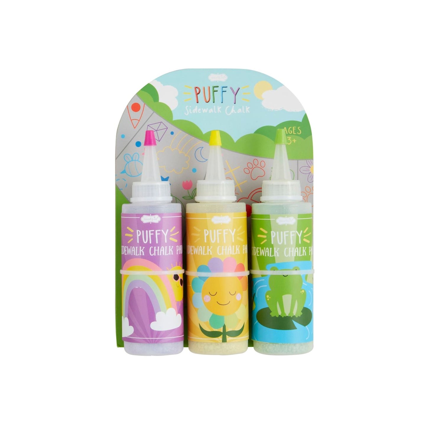 Girl Puffy Paint Chalk Set
