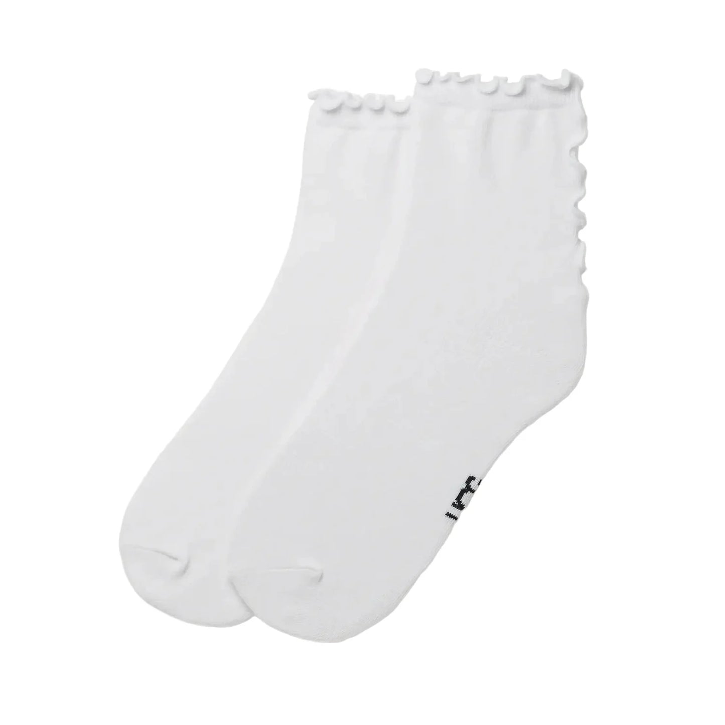 Karsyn Lettuce Edge Quarter White