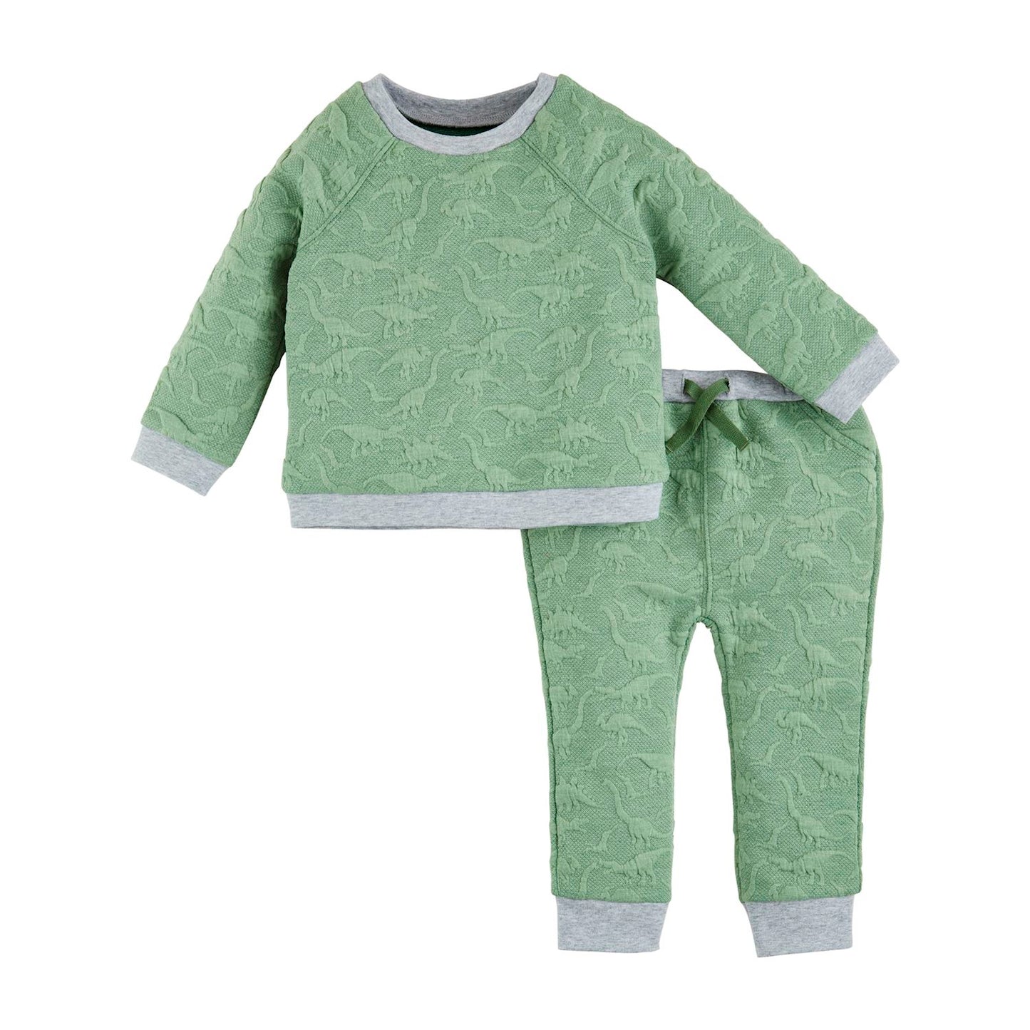 Quilted Dino Pant Set