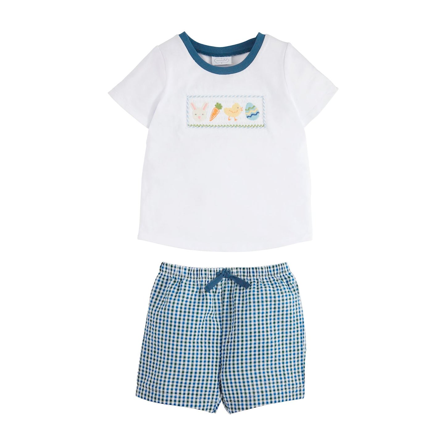 Easter Smocked Short Set Medium 2T-3T