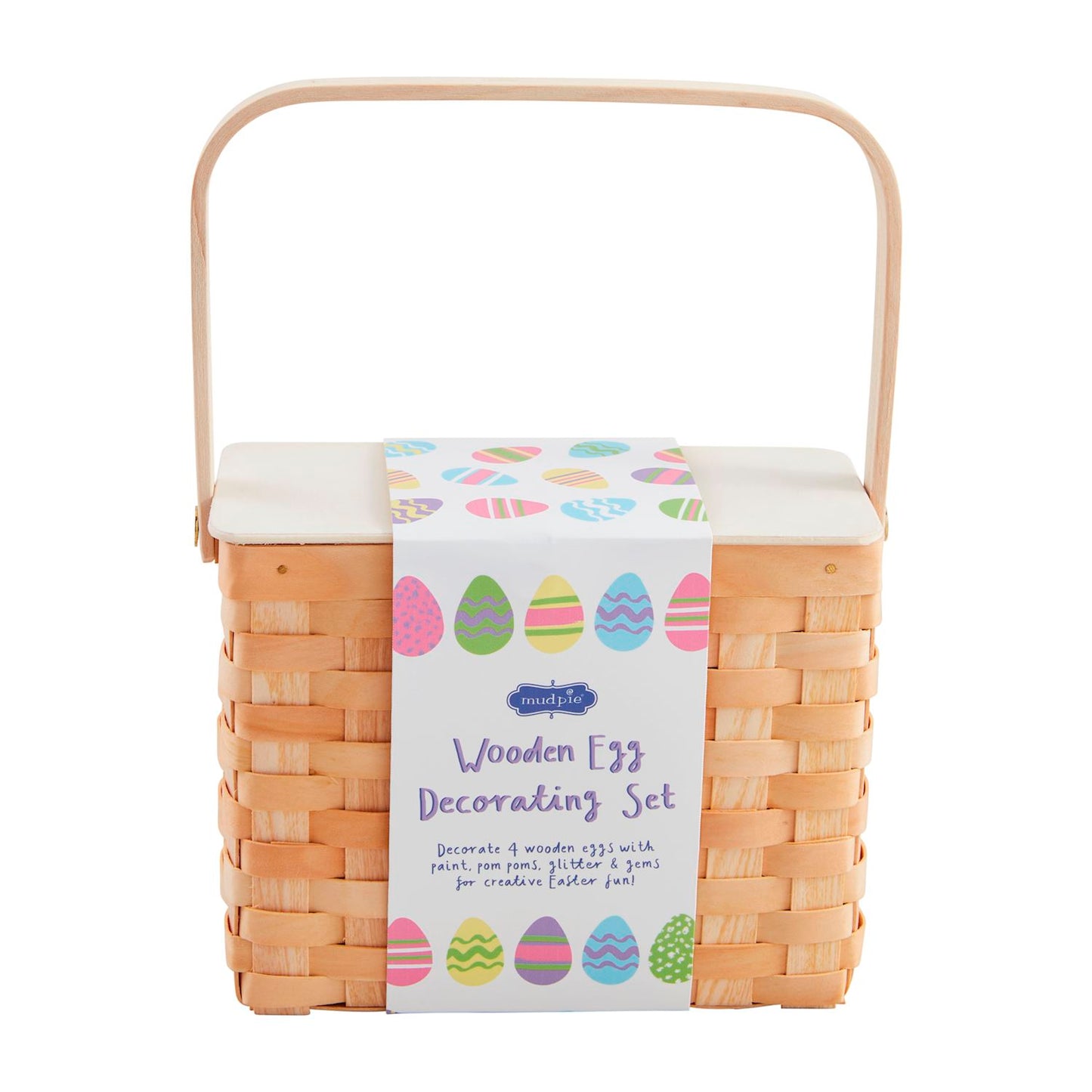Wooden Egg Decorating Set