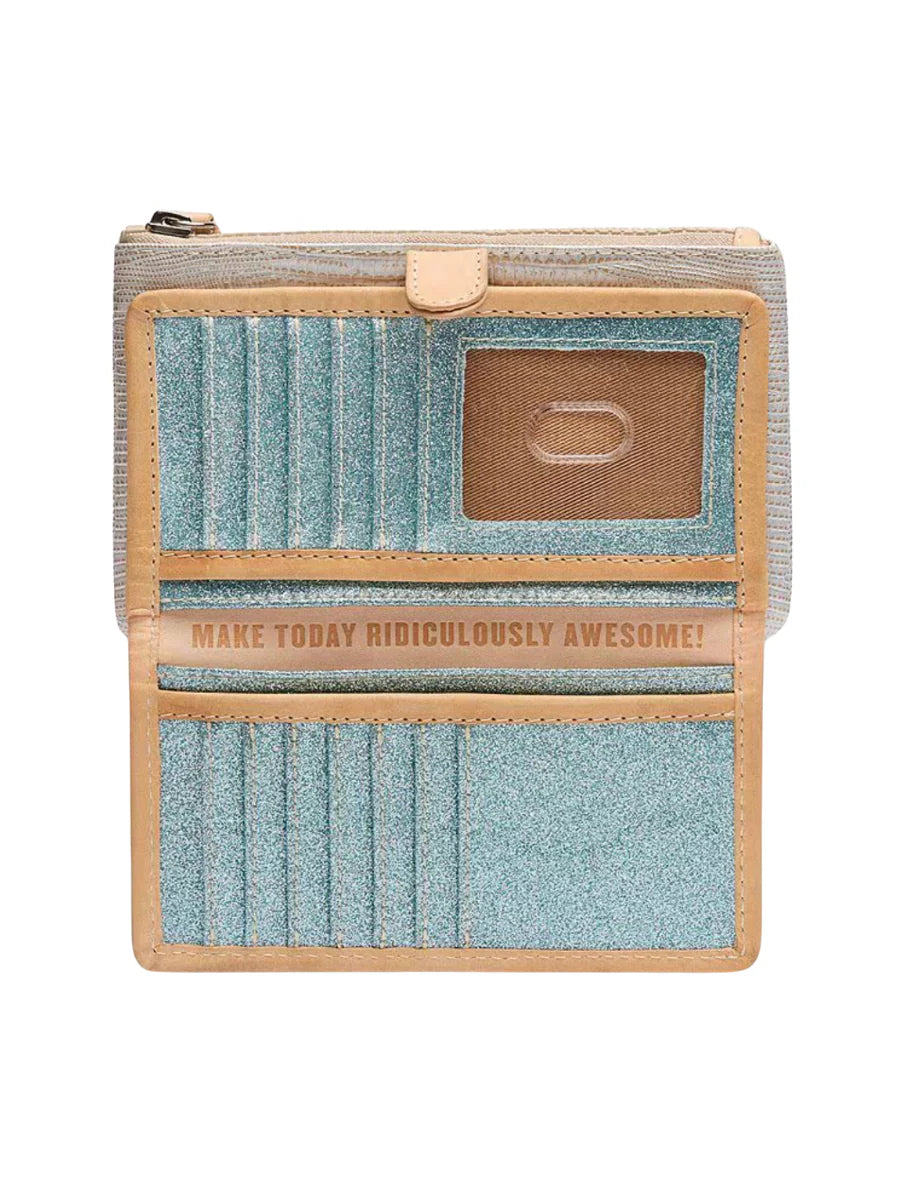 Slim Wallet in Celeste