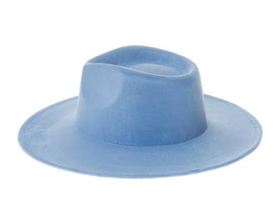 Vegan Suede Rancher Hat Camel