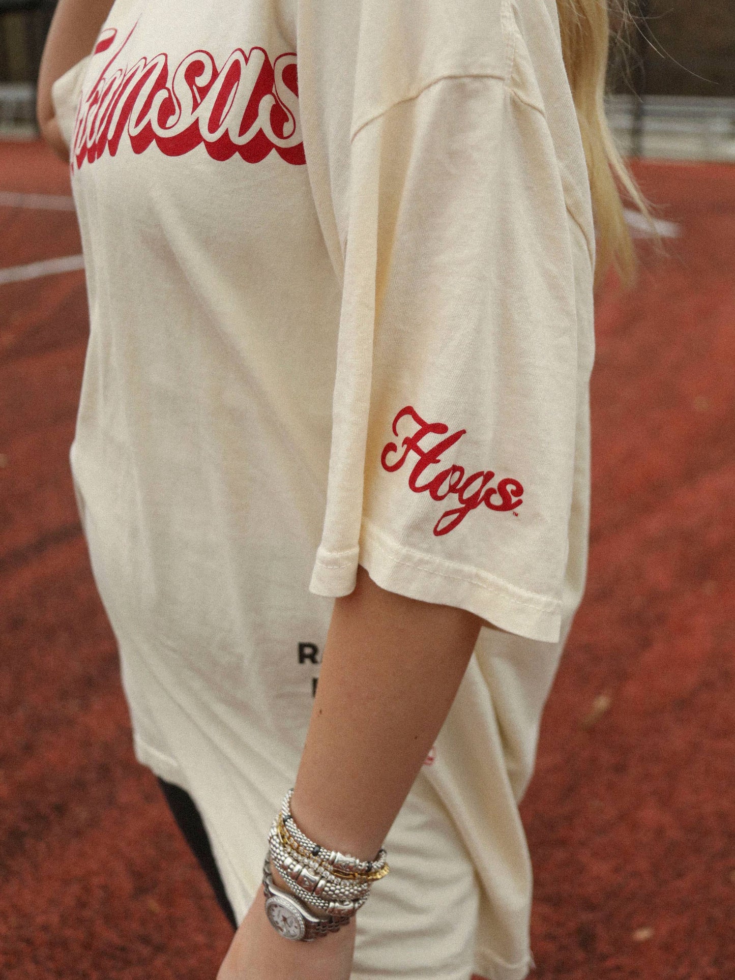 ARKANSAS BASEBALL SCRIPT TEE