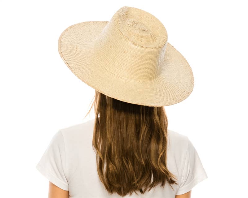 Palm Leaf Straw Rancher Hat