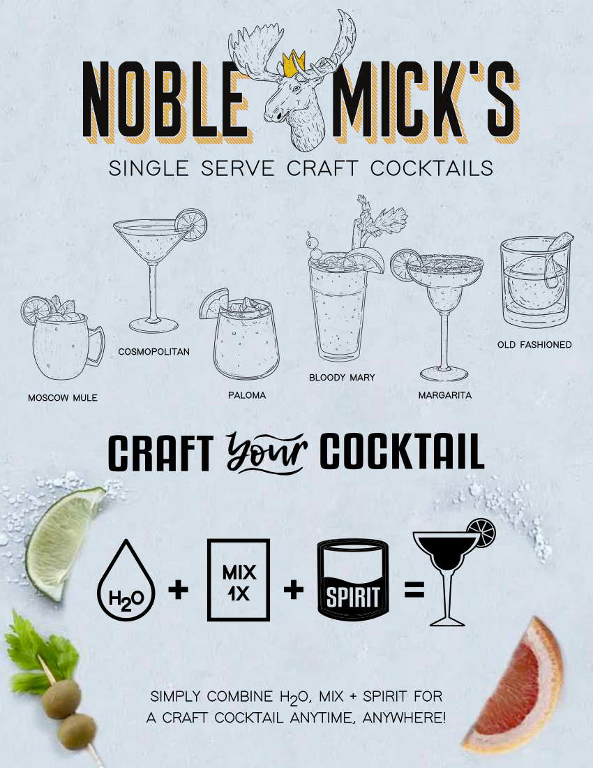 Single Serve Craft Cocktail Mix