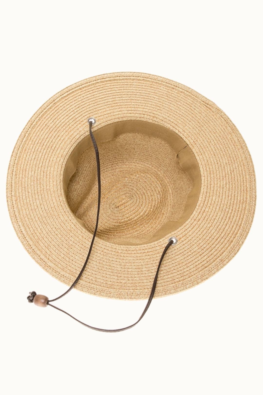 Youth Straw Rancher Hat with Chin Cord