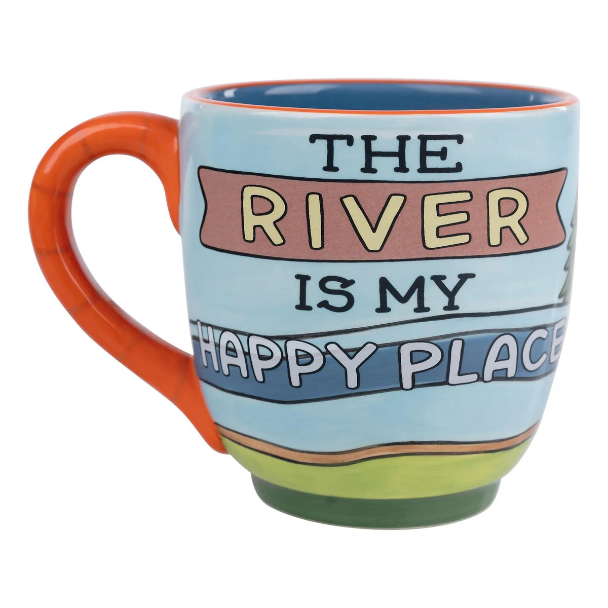 River Is My Happy Place Mug