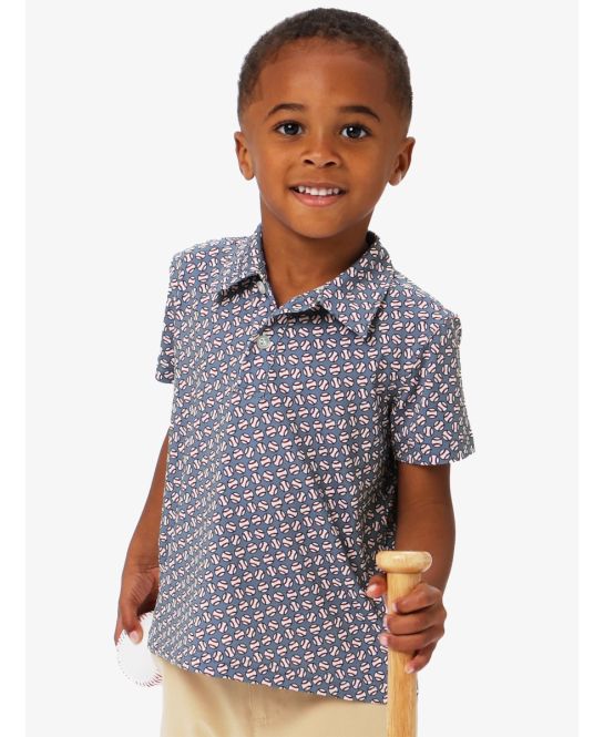 Home Run Knit Short Sleeve Performance Polo