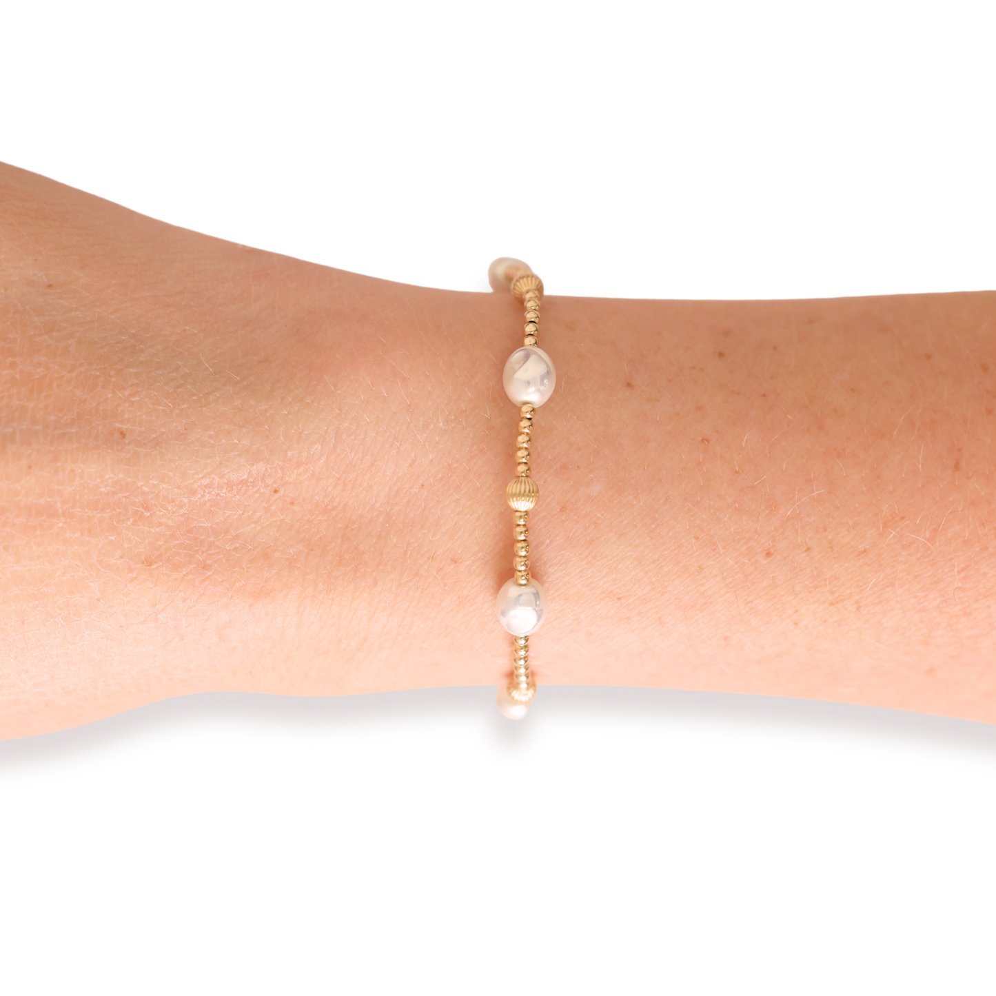 Maggie Fluted Bracelet: Extended 7.25 Inch