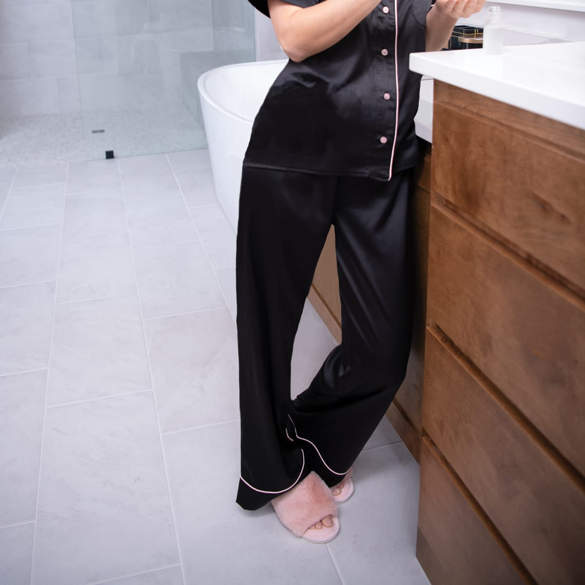 Silky Satin PJ Pants