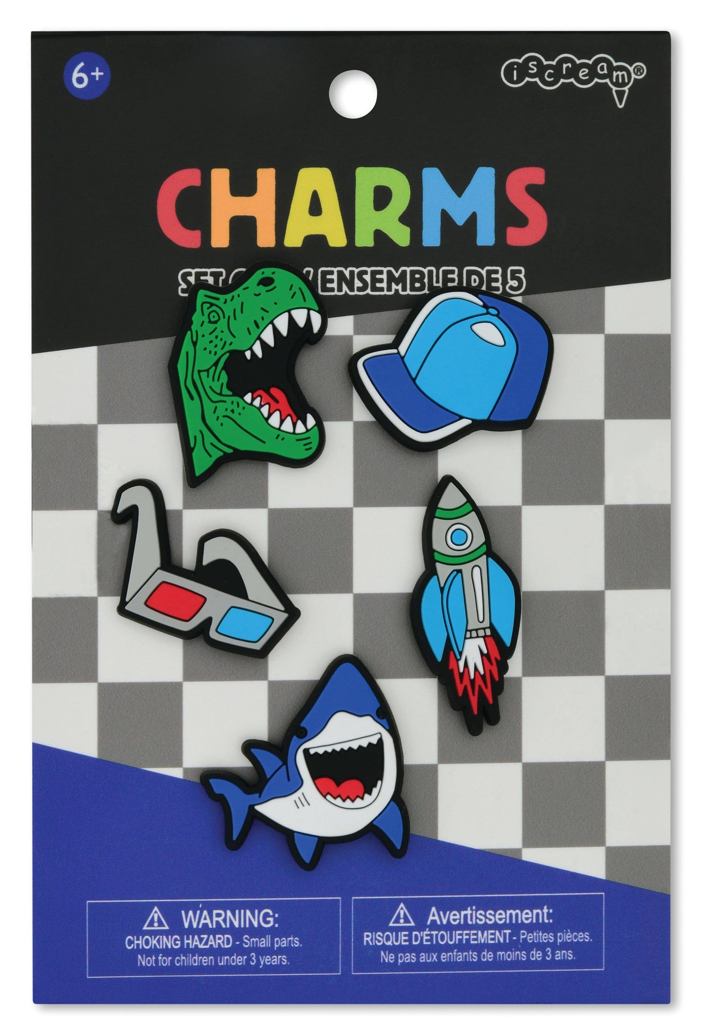 BLUE CHARMS BACKPACK
