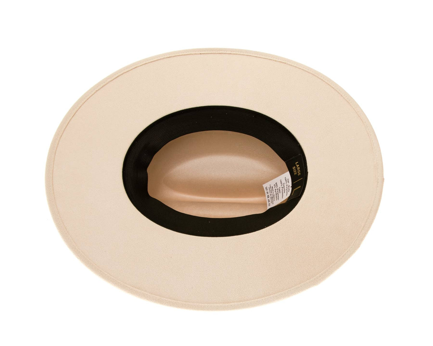 Flat Brim Western Rancher Hat Ivory