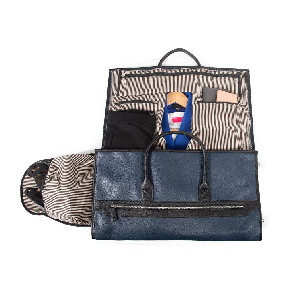 Siena 2-n-1 Garment Bag: Navy