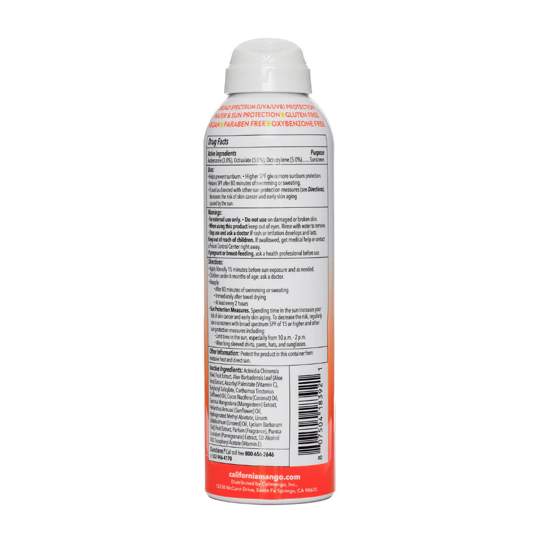 California Mango Sunscreen Spray SPF 50