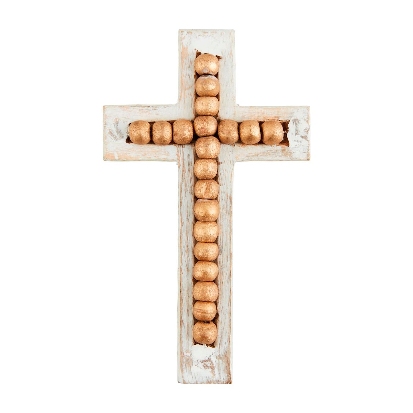 Small Gold Bead Cross