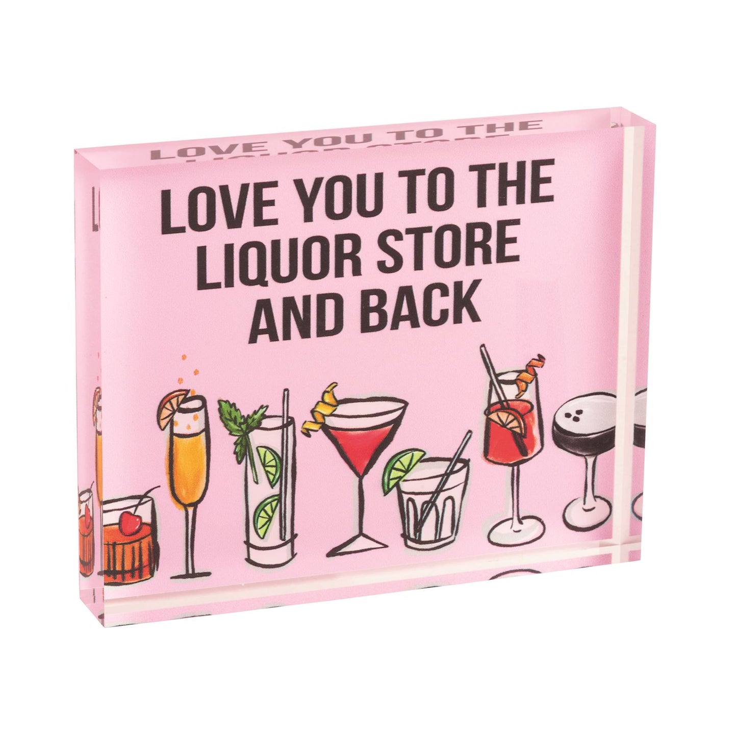 Acrylic Liquor Store Sign