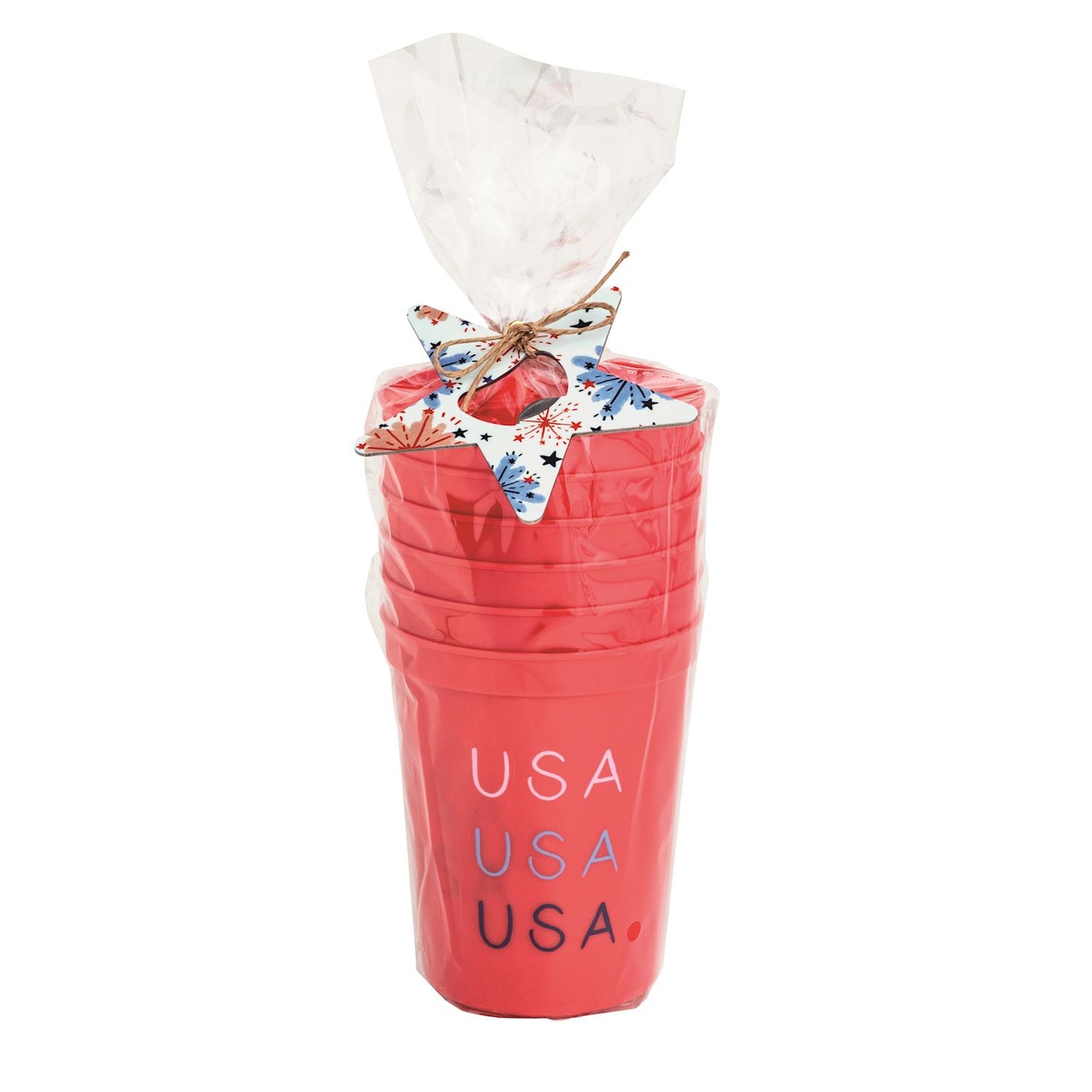 Red Americana Party Cup