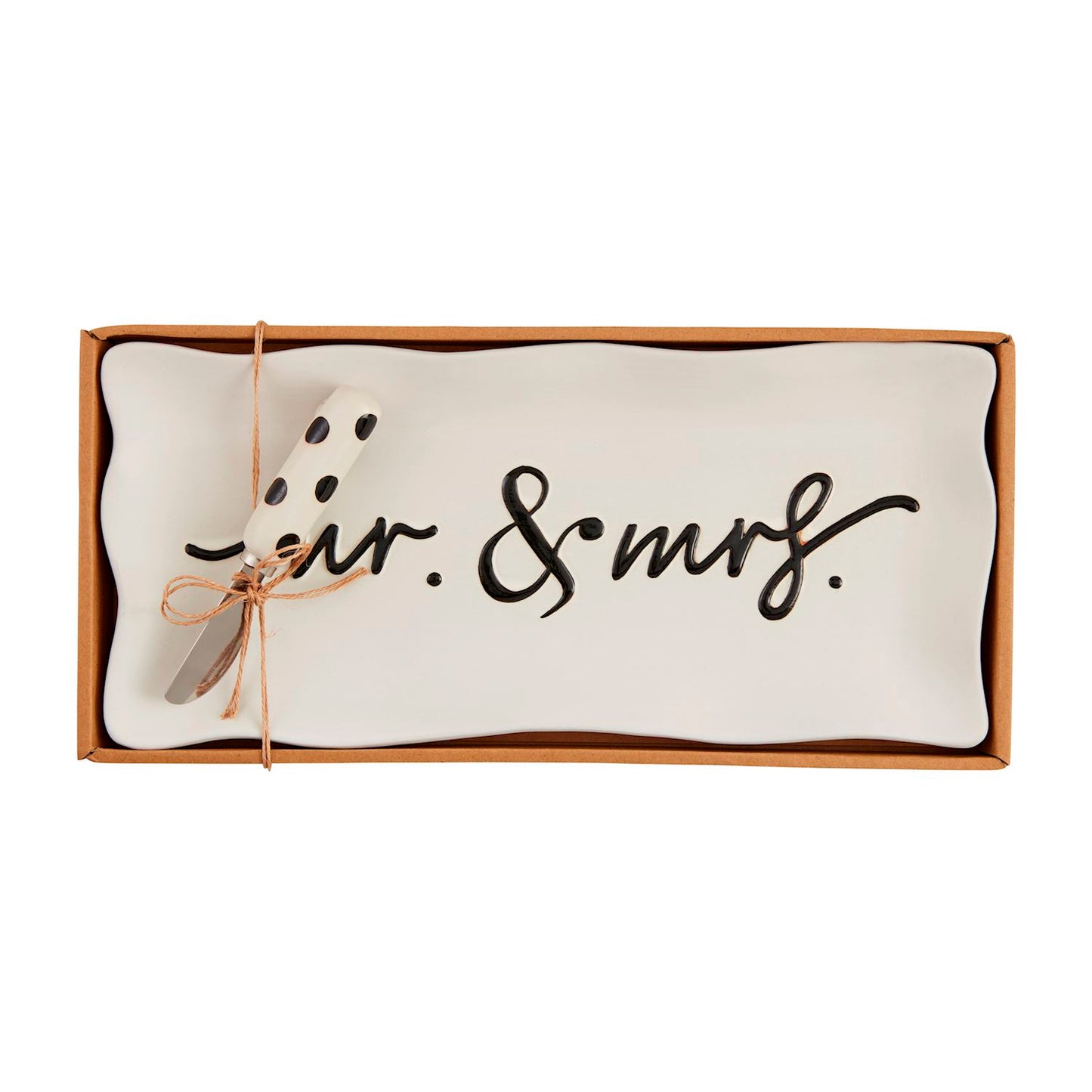Mr. and Mrs. Hostess Tray Set