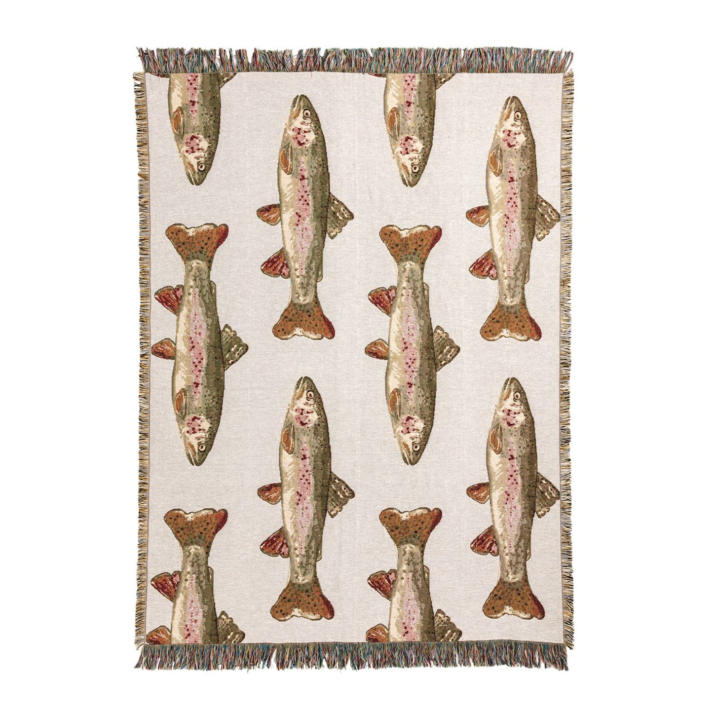 Fish Jacquard Blanket
