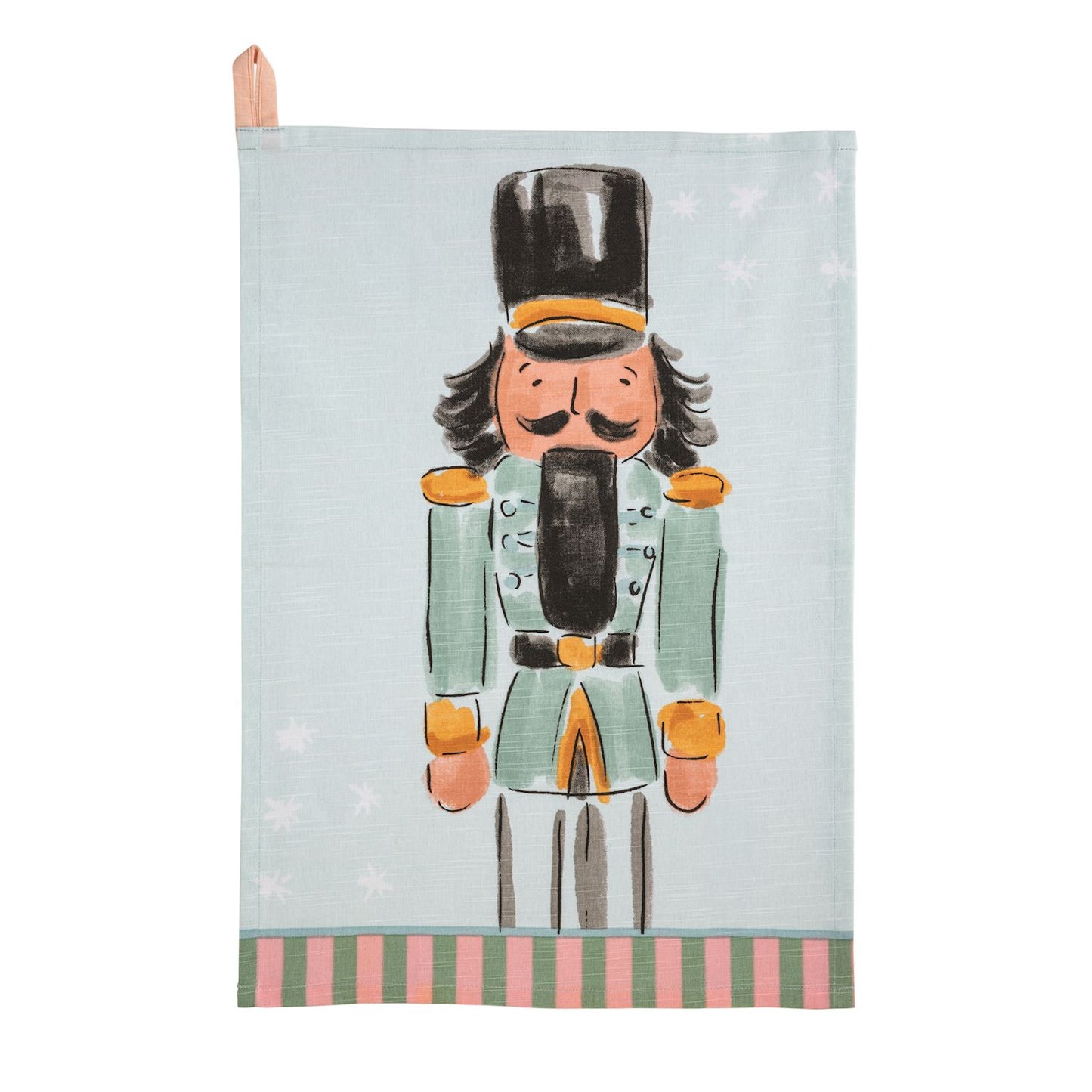 Blue Nutcracker Stripe Hem