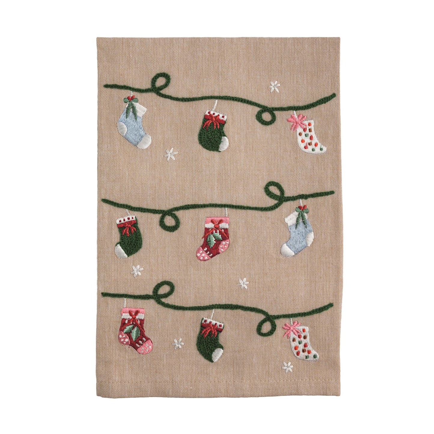 Stocking Whimsy Christmas Towel