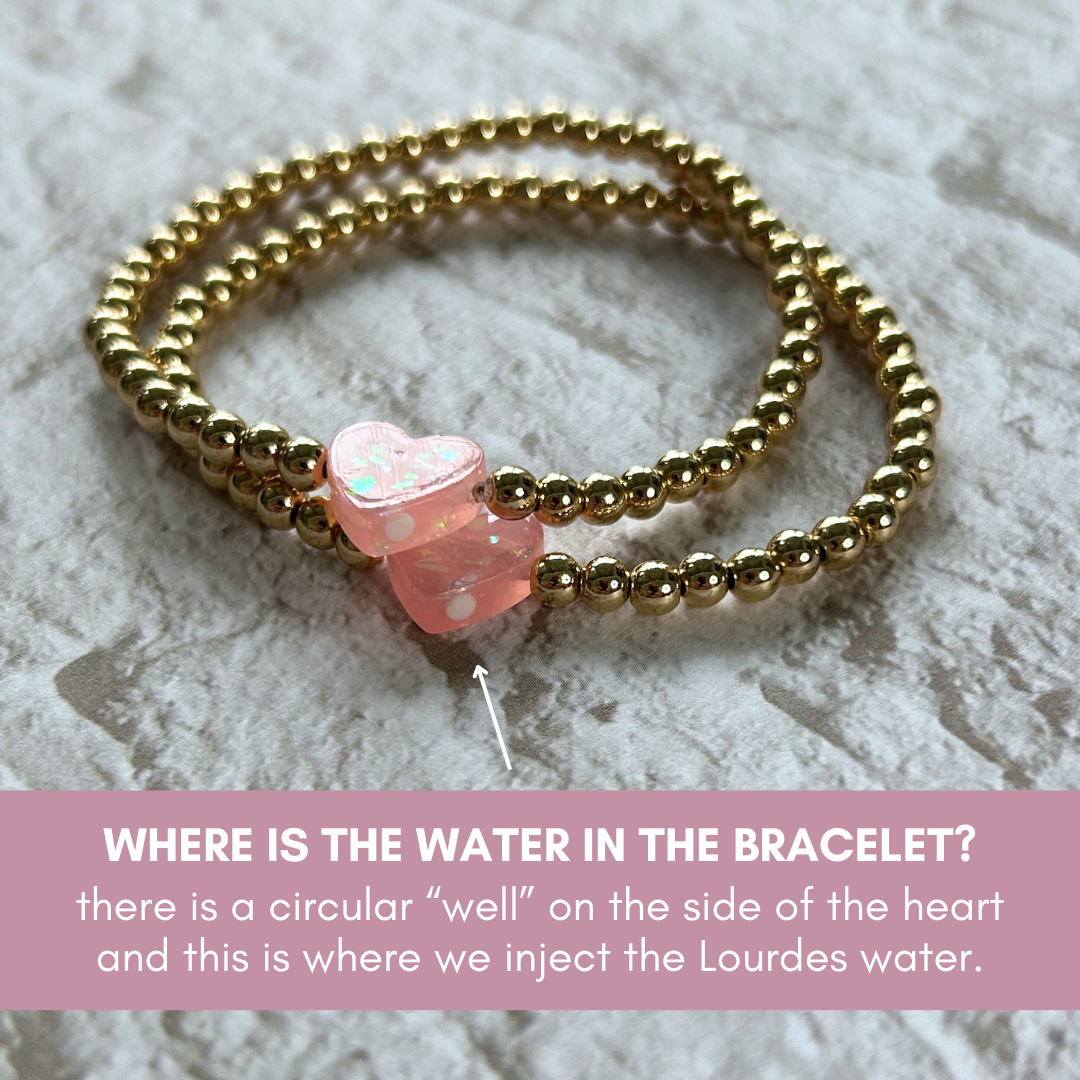 HOLY WATER UNCONDITIONAL LOVE BRACELET IN GOLD OMBRE
