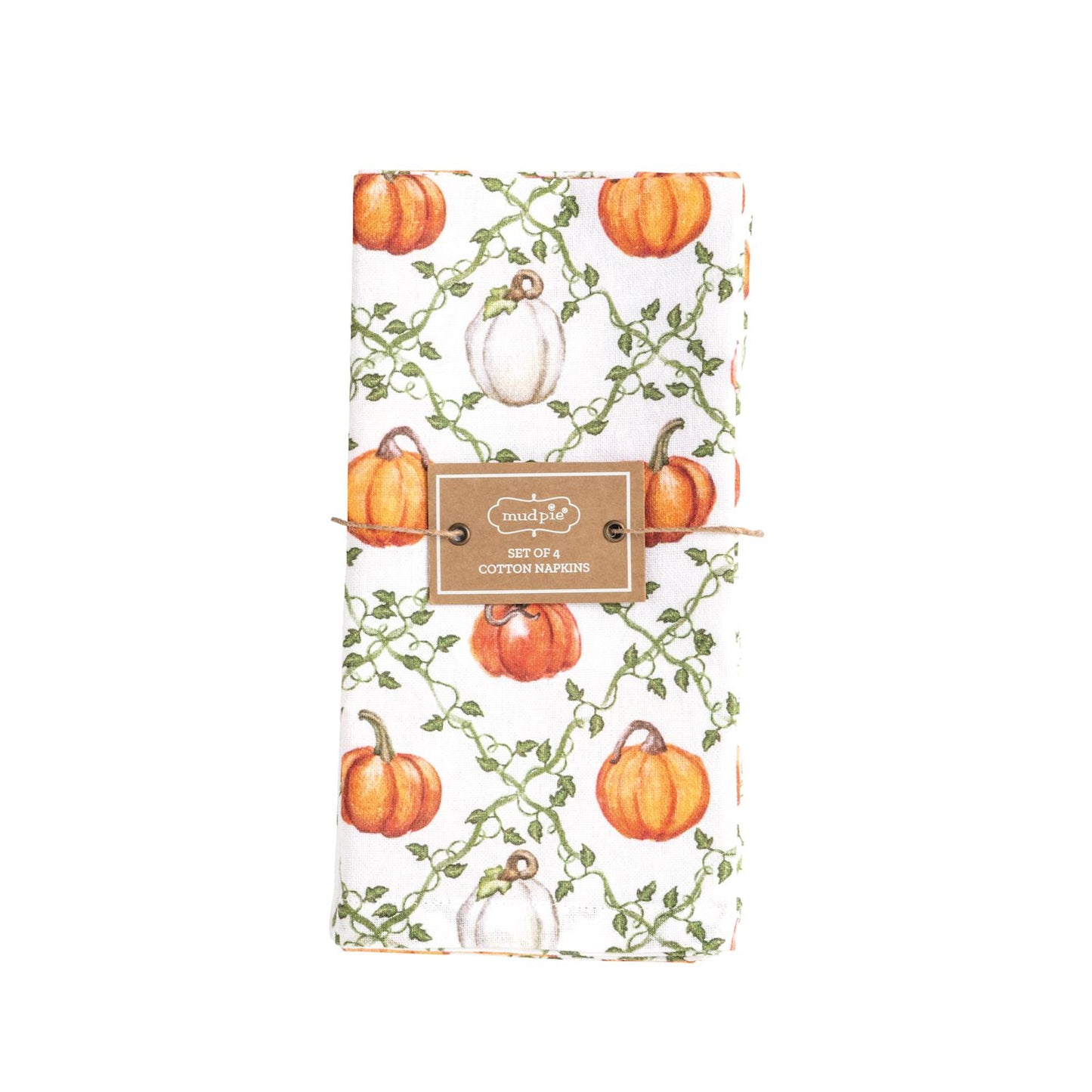 Pumpkin Vine Cloth Napkin Set