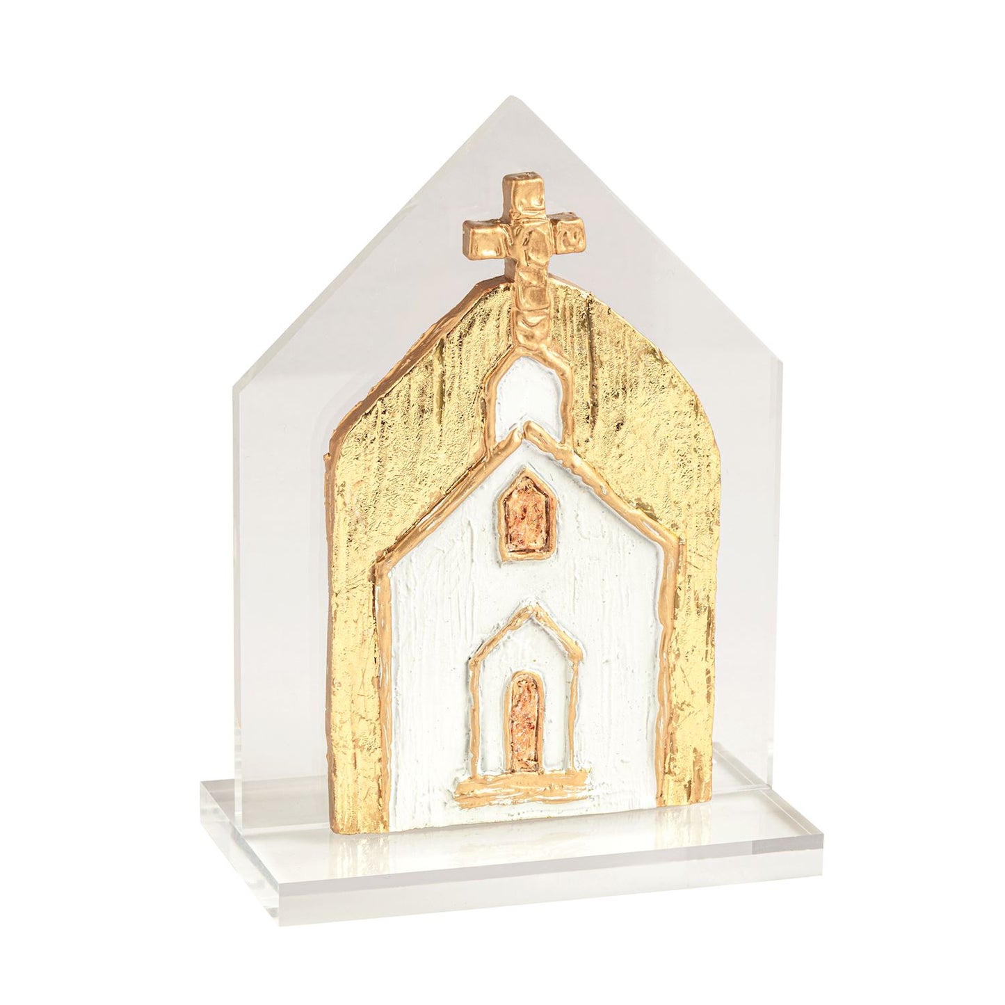 Gold On Gold Acrylic Church