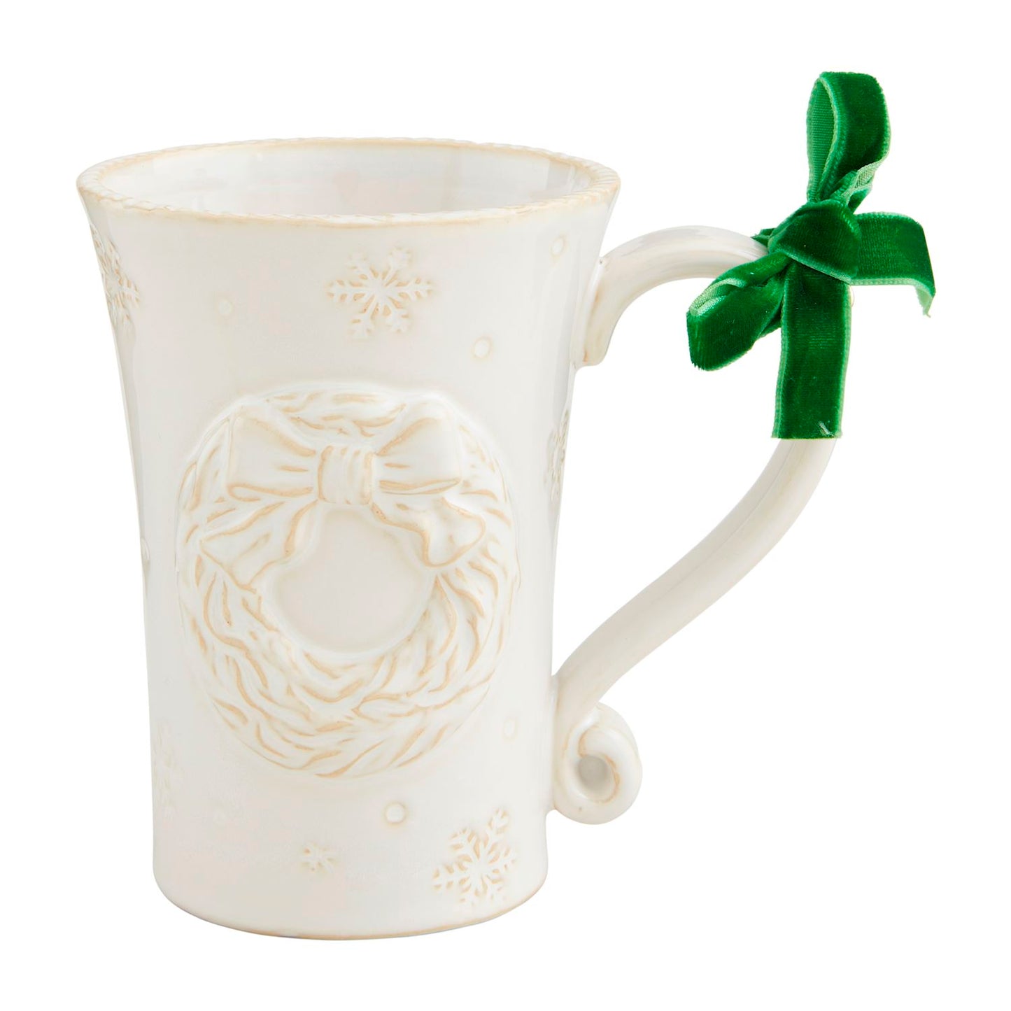 White Holiday Mug