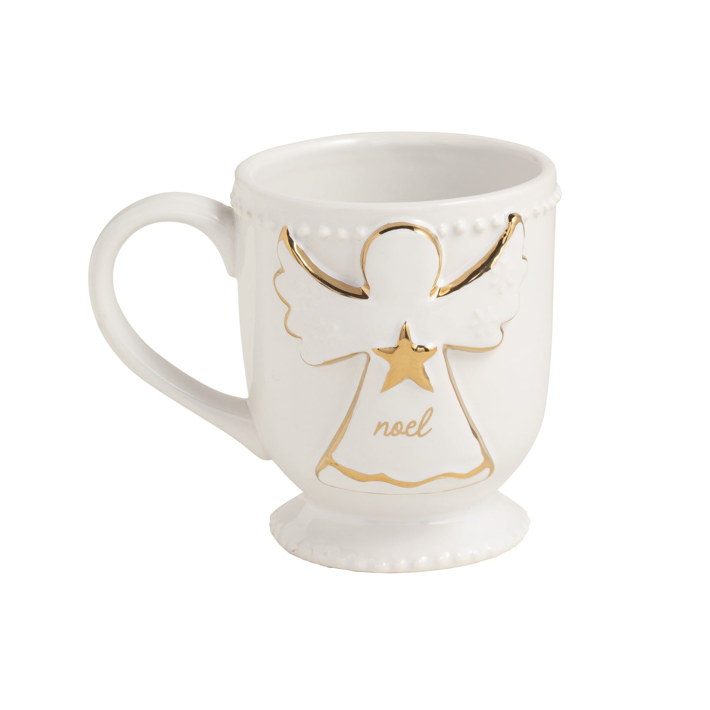 Noel Angel Gold Detail Mug