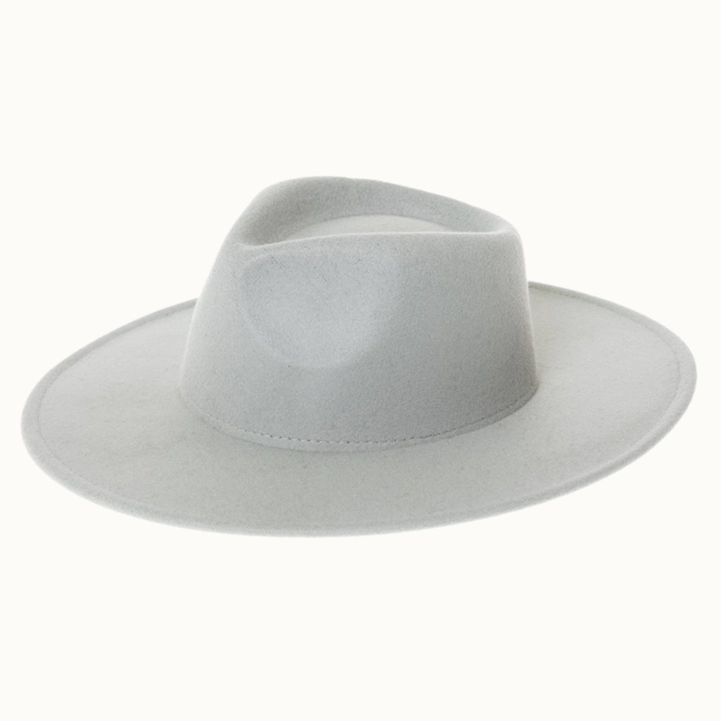 Youth Children's Vegan Felt Rancher Hat, Adjustable: Black