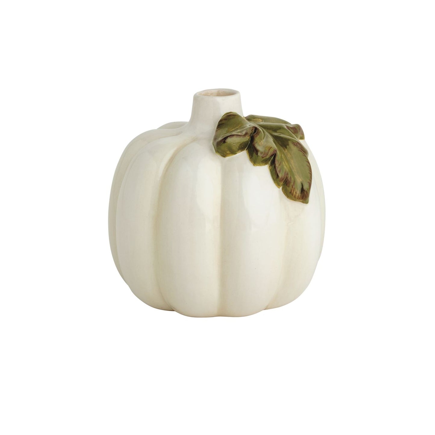 Ceramic Pumpkin Bud Vase