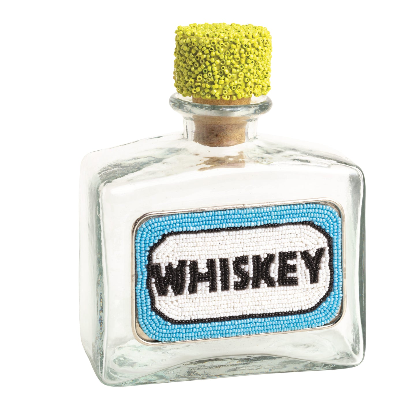 Whiskey Beaded Bar Decanter