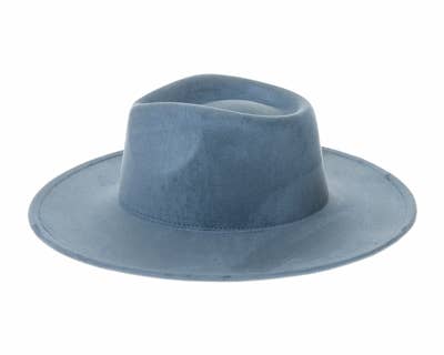 Vegan Suede Rancher Hat Camel