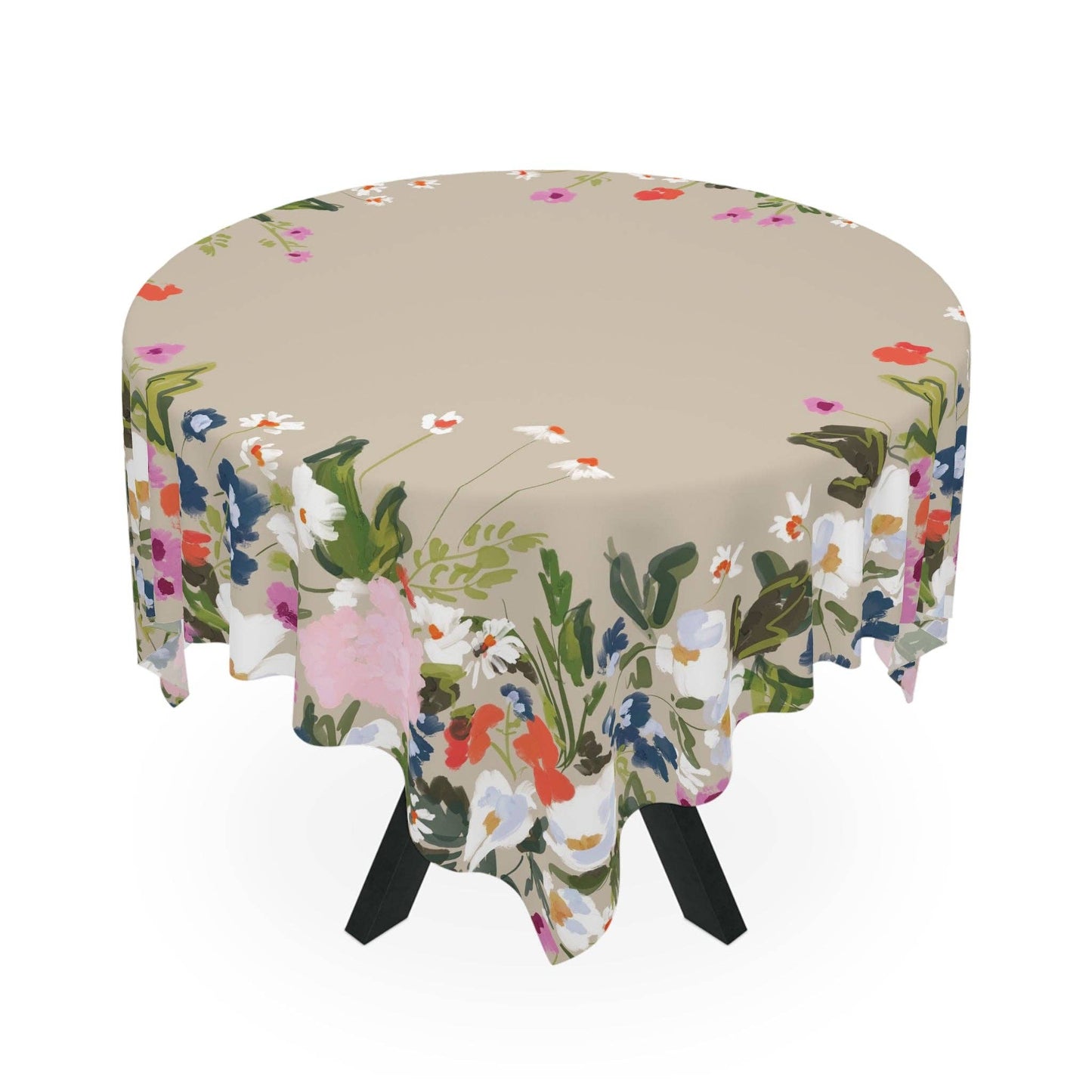 Veranda Square Tablecloth: 55"x55" - Polyester