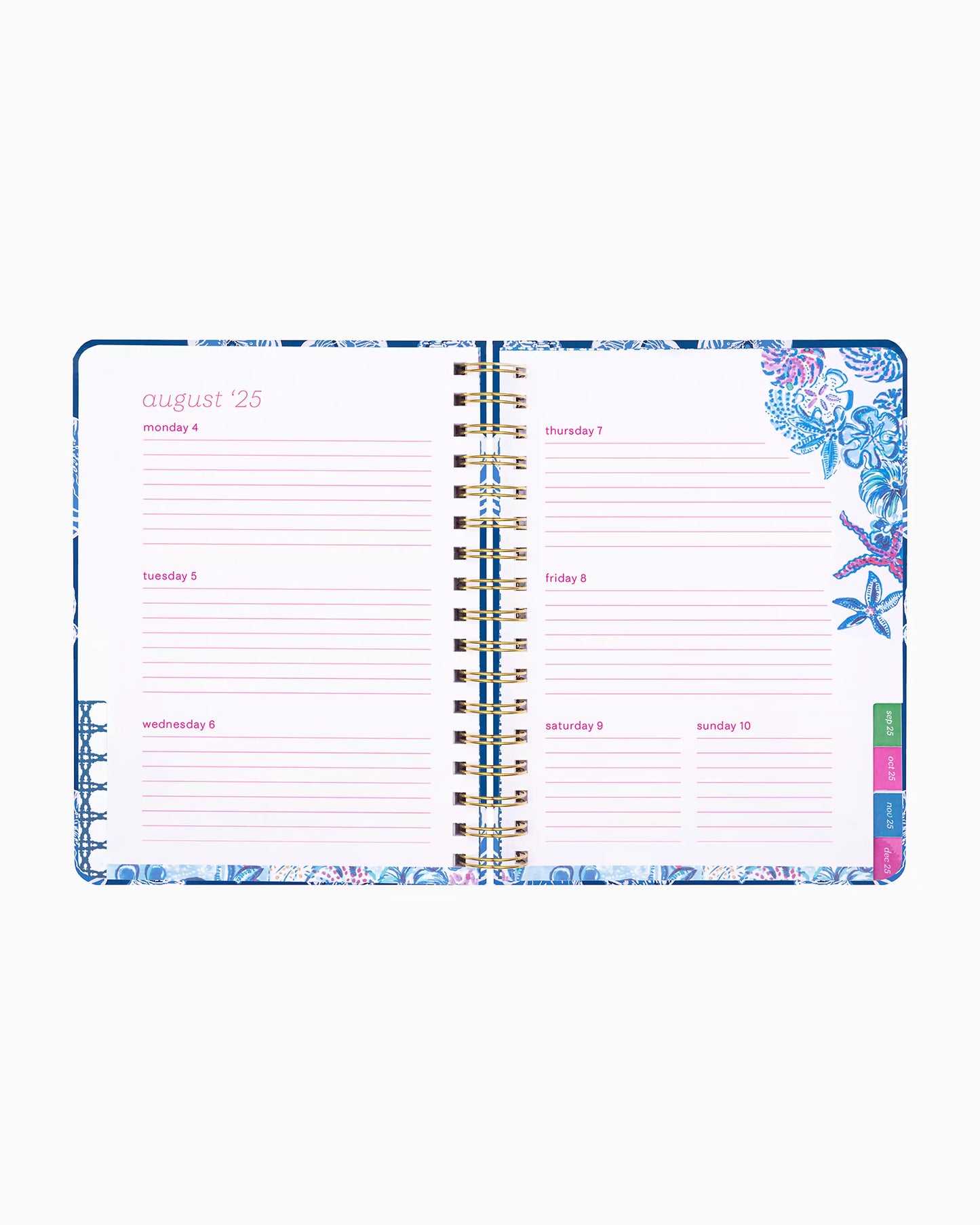 Large 17 Month Agenda in Shell of a Good Time