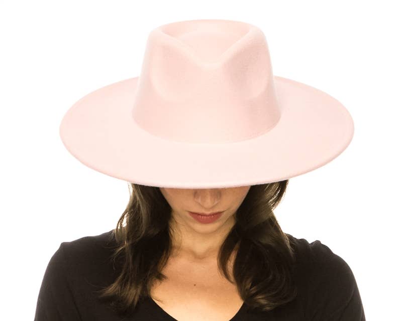 The Original Vegan Felt Rancher Hat Ivory