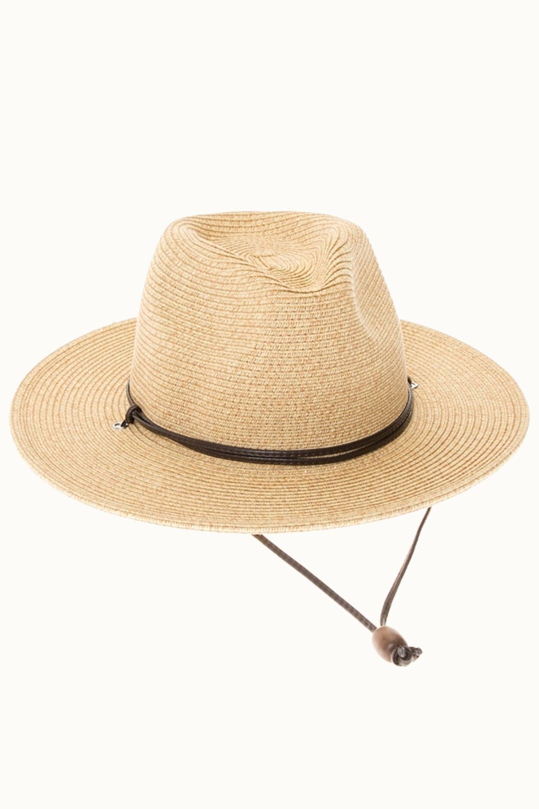 Youth Straw Rancher Hat with Chin Cord